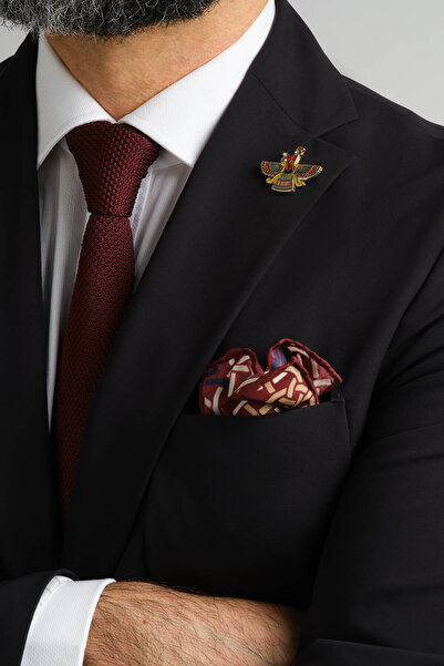 Bastetstyle Ahura Mazda Rozet Broş Pin Özel Tasarım El Yapımı Mine Boya