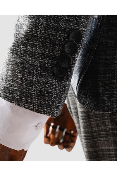 echol Ech.2350-22 Plaid Vest Suit