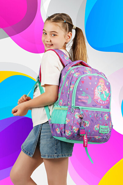 Royal Glow Σακίδιο πλάτης και κουτί γεύματος Δημοτικού Σχολείου με Δερμάτινο ...