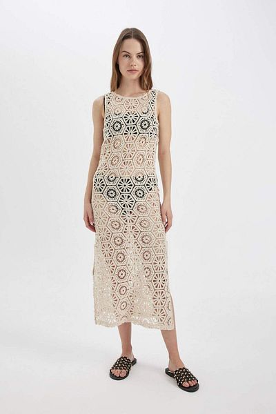 DeFacto Rochie de plajă fără mâneci din dantelă-Fall in Love A0239AX24SM