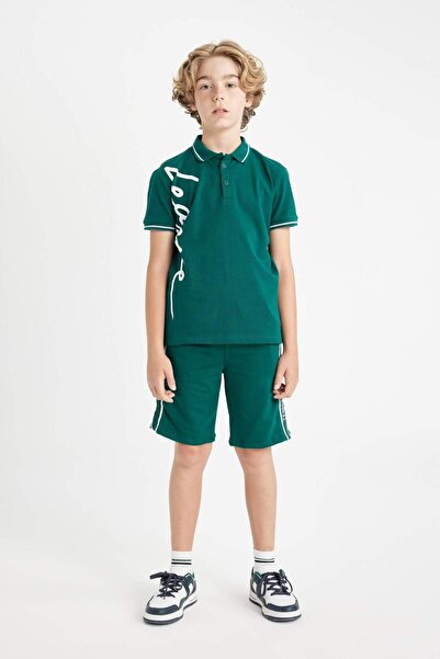 DeFacto Chlapčenské šortky - s potlačou, C4910A824HS