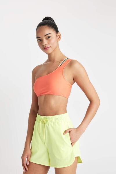 DeFacto DeFactoFit Standart Fit Esnek Dokulu Sporcu Deniz Şortu B6571AX24HS
