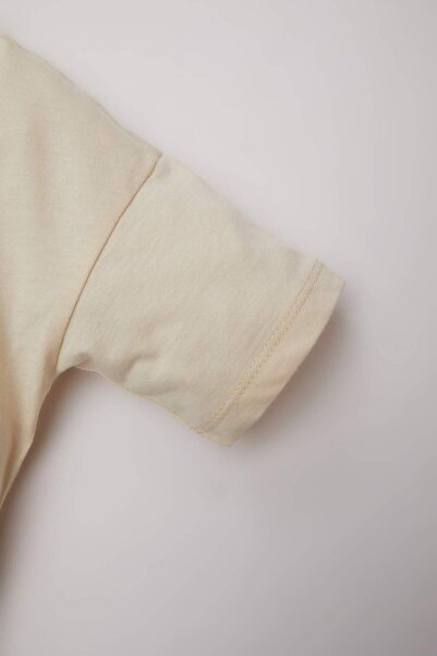 DeFacto Baby Boy Crew Neck Palm Bedrucktes Kurzarm-T-Shirt C9362A524SM