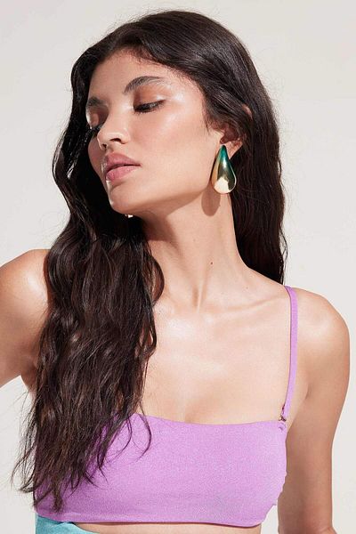 DeFacto Women's Blue Drop Earrings D0151Axns