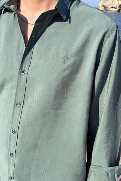 inpool Ανδρικό, γιακά πουκάμισου, κανονική εφαρμογή, Ποιότητα, Old Money Culture, Πουκάμισο Lyocel G15