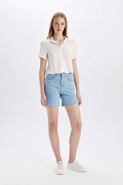 DeFacto Regular Fit Short Sleeve Shirt D0362AX24SM