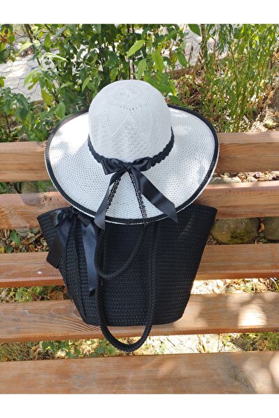 bayram taşcıoğlu home desing Günlük Tatil Plaj Çanta Şapka İkili Takım