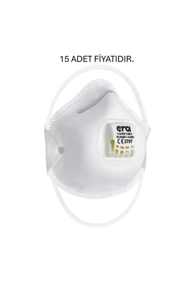 VATAN TRAFİK MALZEMELERİ ERA 6110 EFEFP1 VENTİLLİ TOZ VE VİRÜS MASKESİ 1 KUTU...