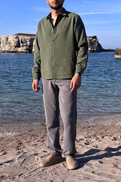 inpool Ανδρικό, γιακά πουκάμισου, κανονική εφαρμογή, Ποιότητα, Old Money Culture, Πουκάμισο Lyocel G15