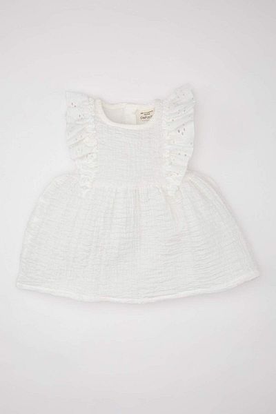 DeFacto Baby Girl Sleeveless Muslin Dress C4494A524SM