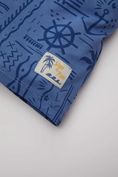 DeFacto Erkek Bebek Palmiye Desenli Şort C9373A524SM