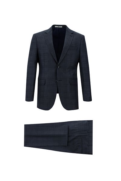 Kiğılı Plaid Patterned Slim Fit Suit