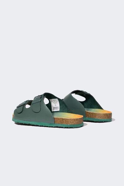 DeFacto Erkek Çocuk Düz Taban Çift Bantlı Suni Deri Terlik B8773A824SM