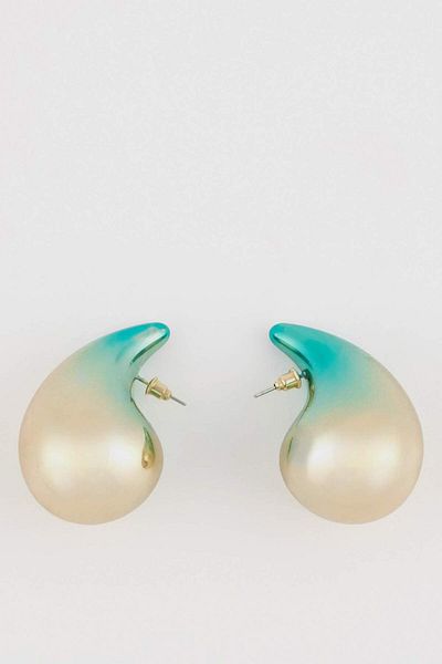 DeFacto Women's Blue Drop Earrings D0151Axns