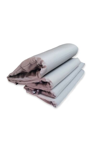 Bebek Özel Baby Kids Crib Edge Protection 120x200 4 Pieces Gray For Montessori