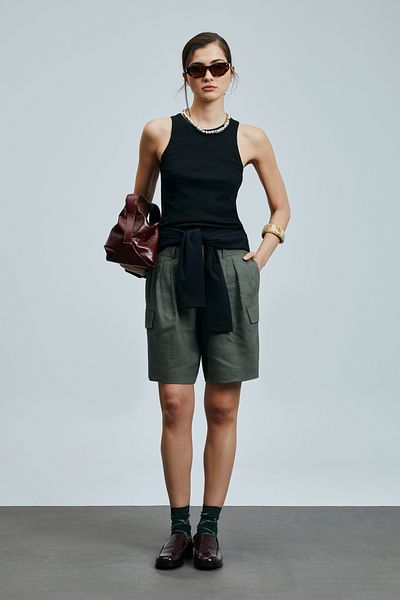 Lufian Mınıoto Women's Modal Blended T-Shirt Black