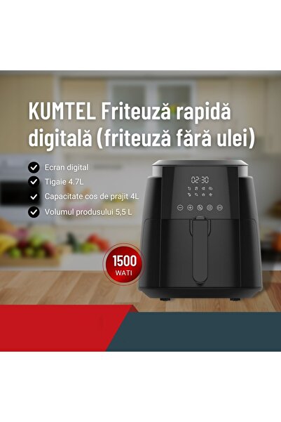 HARLEM Friteuză fără ulei KUMTEL