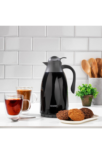 Schafer Kitchenhouse Cam Termos 1,3 L-Siyah