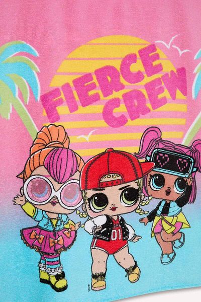 DeFacto L.O.L. Surprise Girl's Cotton Beach Towel - C1423A824Sm