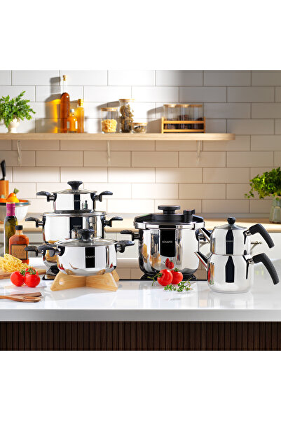 Schafer New Honor Çelik Çeyiz Seti 13 Parça-Siyah