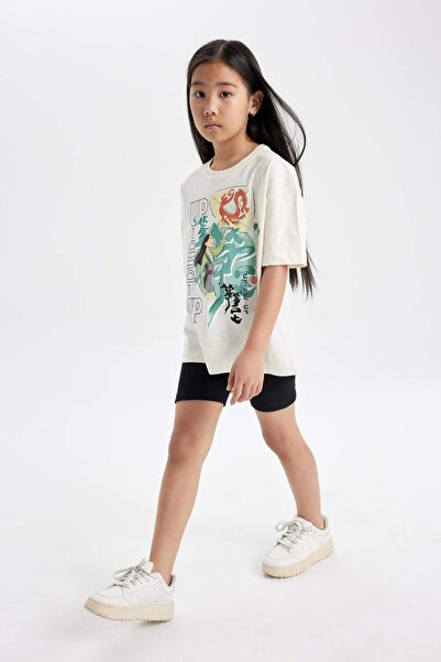 DeFacto Girl's Biker Ribbed Camisole Tights C6570A824SM