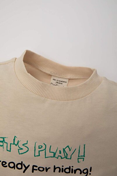 DeFacto Chlapeček Tričko s krátkým rukávem se zvířecím vzorem C5910A524SM