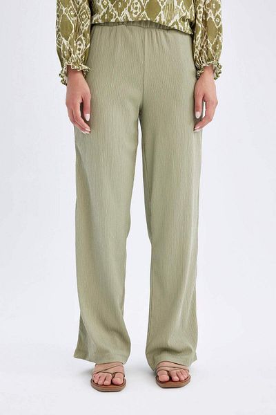 DeFacto Pantaloni relaxați înfășurați cu picioare largi Z8788AZ24SM