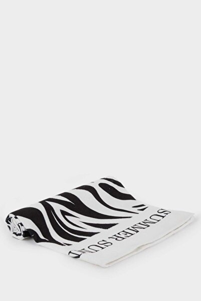 DeFacto Dámsky vzorovaný bavlnený plážový uterák C1161AX24SM