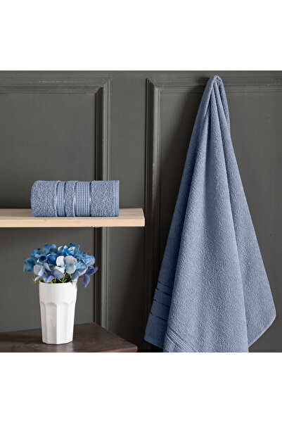 Schafer Home Lena Turkish Bath Set 2 Pieces-Indigo