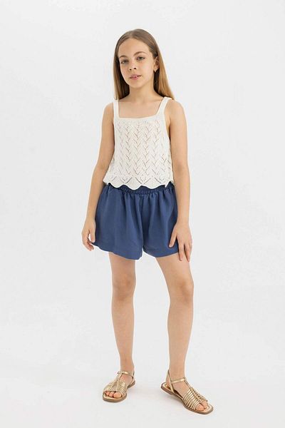 DeFacto Tricou ajurat pentru fete C5208A824SM
