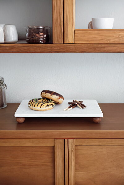 Akayev Marble Set of 2 Rectangular Presentation Plates