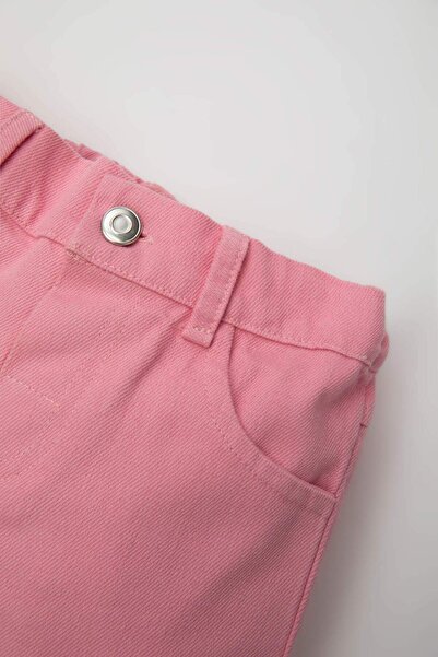 DeFacto Baby Girl Gabardine Shorts B9862A524Sm