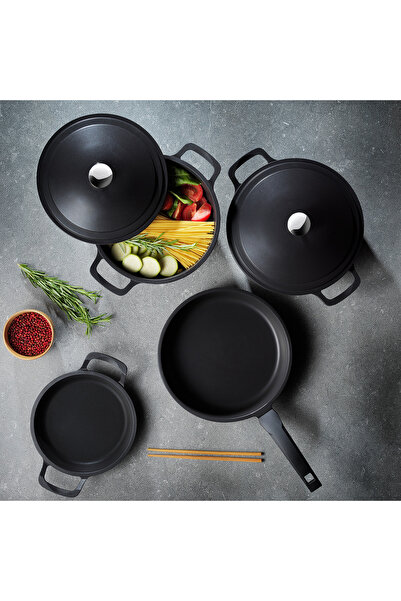 Schafer Pro Cast Döküm Tava 30cm-Siyah