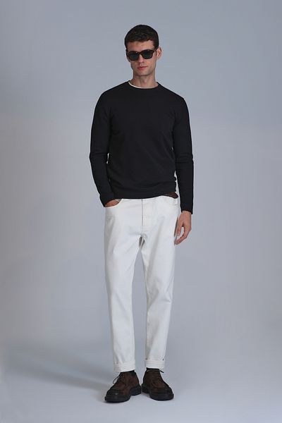 Lufian Men's Sweater - Black Stone Model