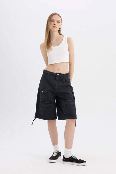 DeFacto Camisole cu nervuri Coool Tricou de bază C5533ax24sm