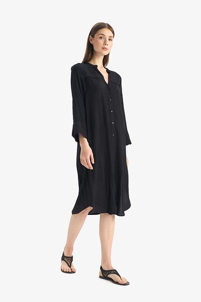 DeFacto Rochie de plajă imprimată cu croiala normală-Fall in Love C2037AX24SM