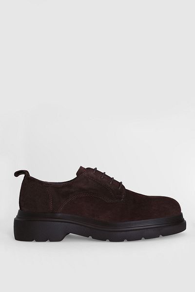 Lufian Bruce Brown Men's Leather Shoes