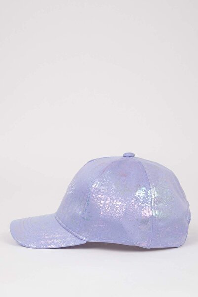 DeFacto Girls' Embroidered Glitter Fabric Baseball Basketball Cap C0584A824Sm