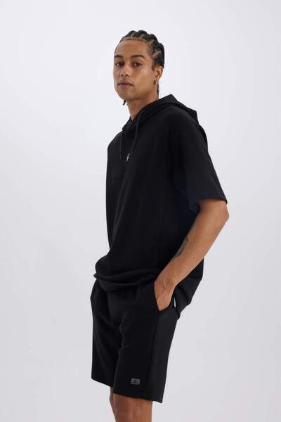 DeFacto DeFactoFit Kısa Paça Skuba Dalgıç Kumaş Sporcu Şort C5902AX24SM