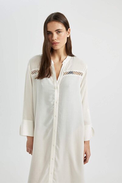 DeFacto Plážové šaty Regular Fit s potiskem-Fall in Love C2037AX24SM