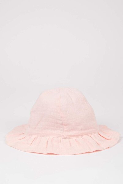 DeFacto Kız Bebek Müslin Bucket Şapka B7988A524SM