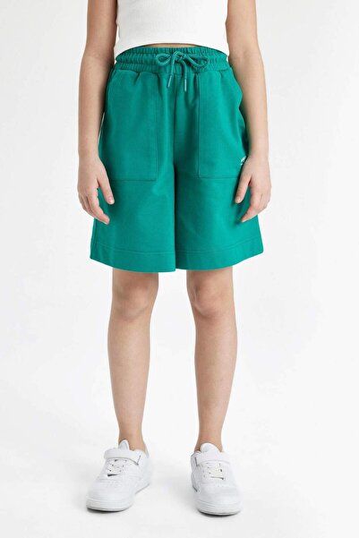 DeFacto Έντυπο κοριτσίστικο σορτς - B0847a8nv31mc