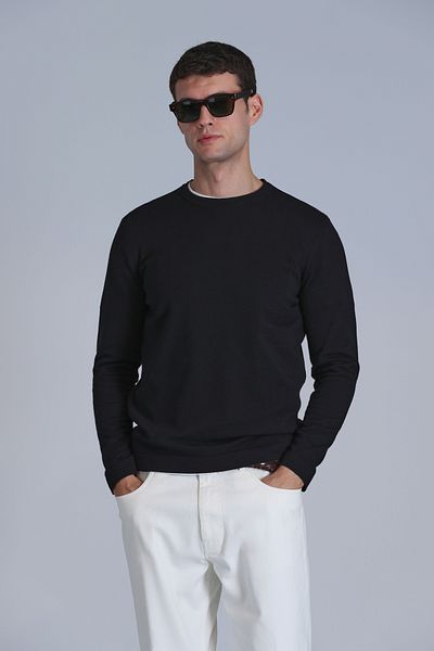 Lufian Men's Sweater - Black Stone Model