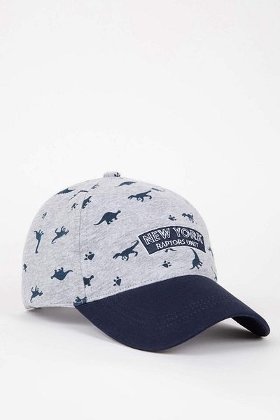 DeFacto Boy's Printed Combed Baseball Basketball Cap B7895A824Sm
