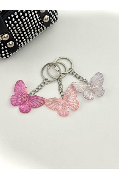 sleyshop Breloc cu fluture pentru întâlniri de cuplu din 3 piese