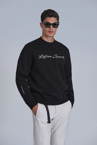 Lufian Men's Black Sweatshirt - Loved