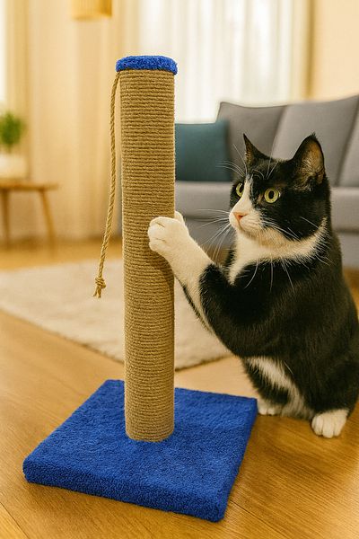 EMSE Cat Scratching Rope Scratcher with Catnip