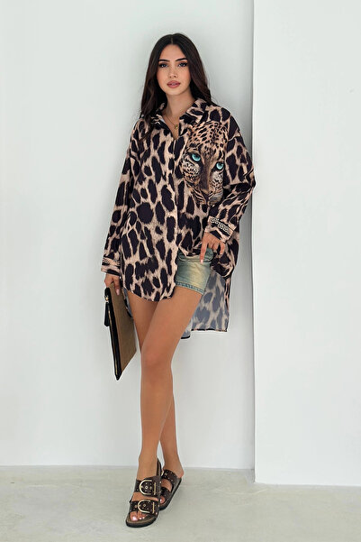 AsprinFashion Туника с леопардов принт