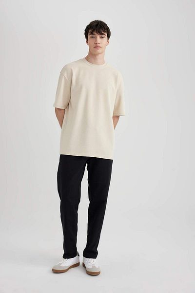 DeFacto Pantaloni de sport cu picior drept cu buzunar, cu ajustare normală B0593AX24SP