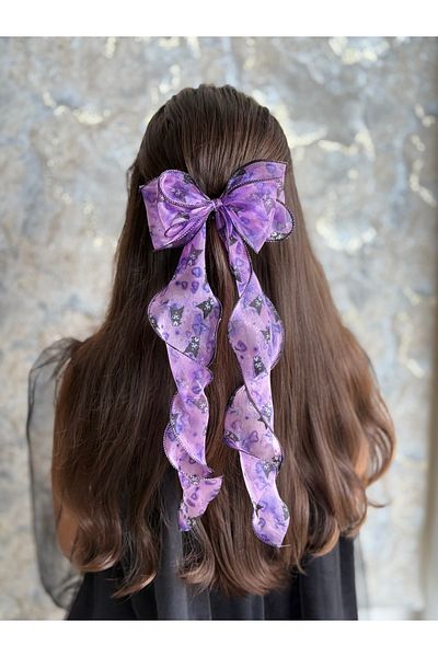EliraToka Girl's Long Tulle Bow Buckle Models 1 Piece